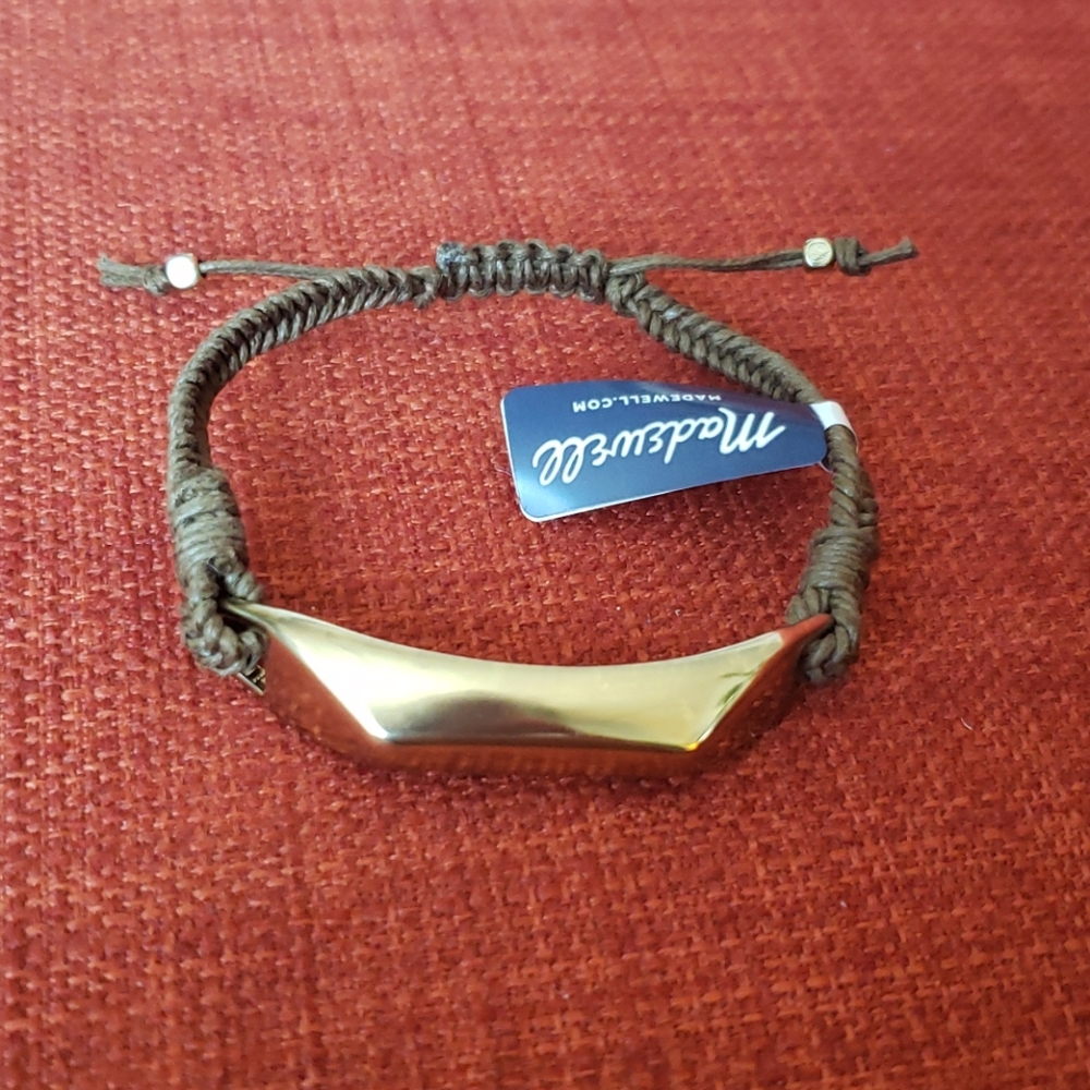NWT Madewell Woven ID bracelet